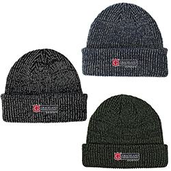 RIBBED MARLED BEANIE